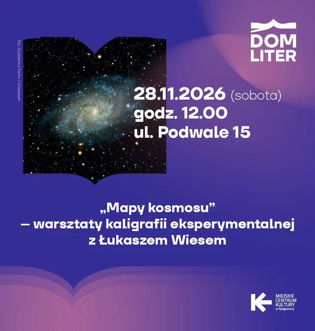 Mapy kosmosu – warsztaty kaligrafii eksperymentalnej z Łukaszem Wiesem